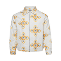 Bode Embroidered Buttercup Jacket "Ecru/Multicolor"