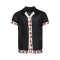 Bode Taureau Short-Sleeve Shirt "Black"
