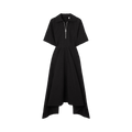 Bottega Veneta Knotted Midi Dress "Black"