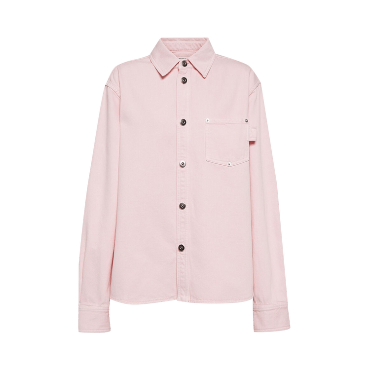Bottega Veneta Patch Pocket Denim Shirt "Camelia"