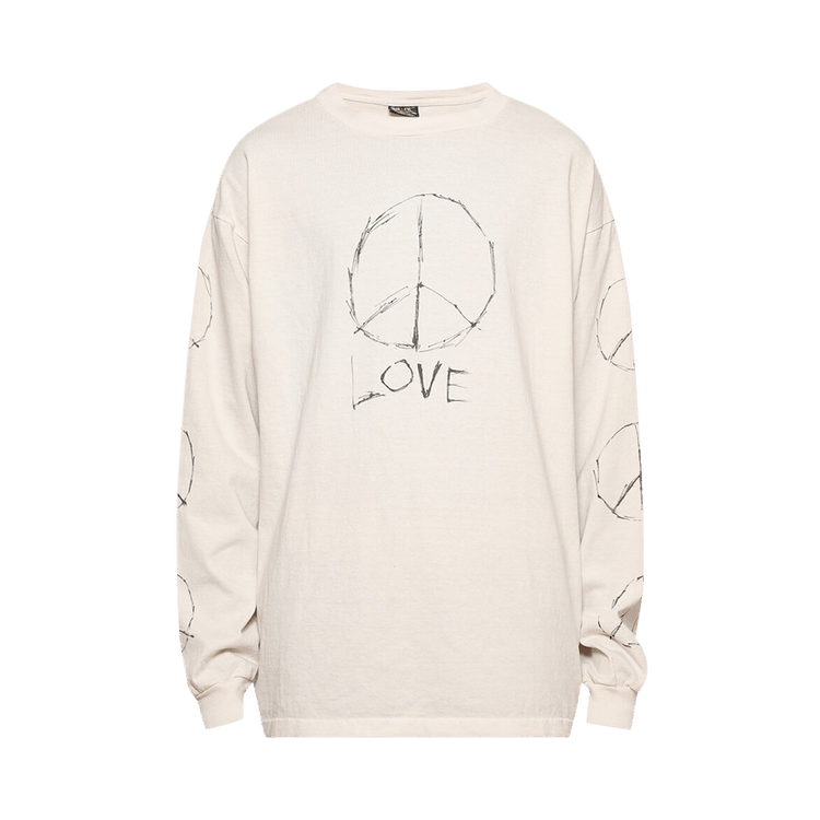 SAINT Mxxxxxx Love Long-Sleeve Tee "White"