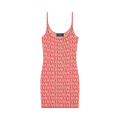 Versace Monogram Knit Mini Dress "Fuchsia Pink"
