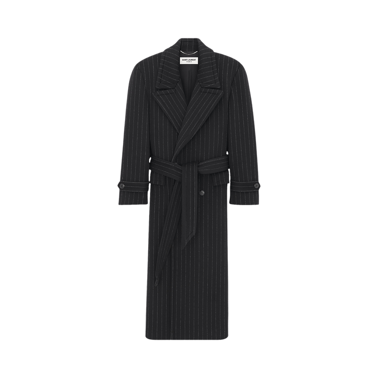Saint Laurent Trench Coat "Black/Chalk"