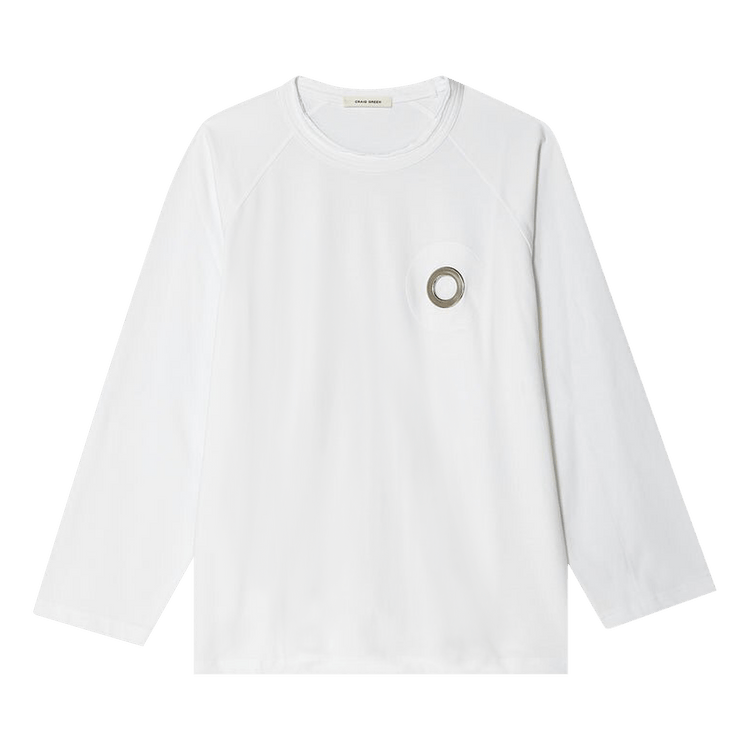 Craig Green Eyelet Long-Sleeve T-Shirt "White"