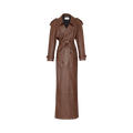 Saint Laurent Long Trench "Brun Chene"