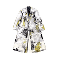 Yohji Yamamoto x Yuuka Asakura Newsprint Trench Coat "White"