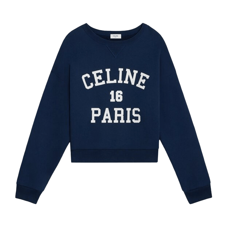 CELINE Paris 16 Sweatshirt "Navy/Off White"