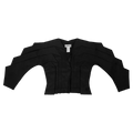 Vintage Issey Miyake Dinosaur Sleeve Pleated Jacket "Black"
