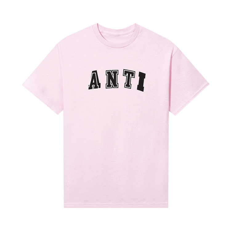 Anti Social Social Club x 2 Tone Anti College Tee "Light Pink"