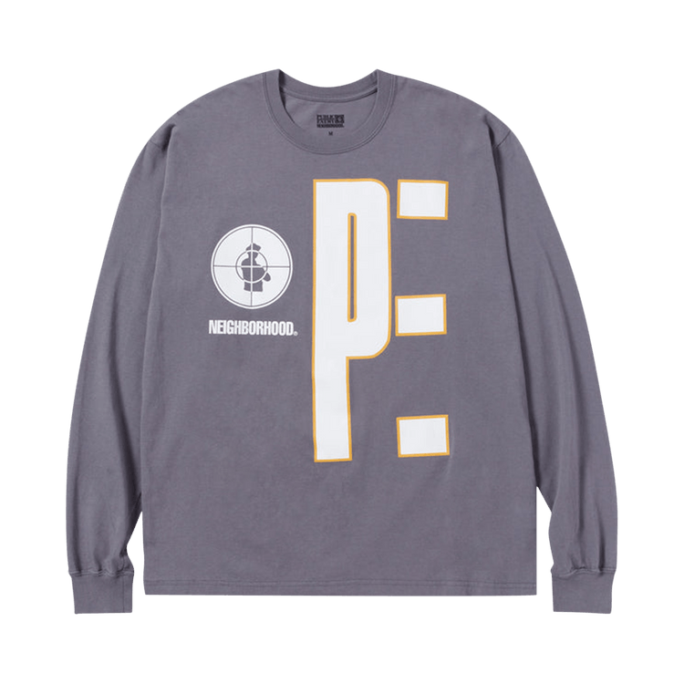 Neighborhood x Public Enemy Long-Sleeve Tee "Grey"