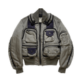 Vintage Issey Miyake Parachute Cargo MA-1 Bomber Jacket "Green"