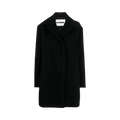 Jil Sander Oversized Single Breasted Caban Peacoat "Black"