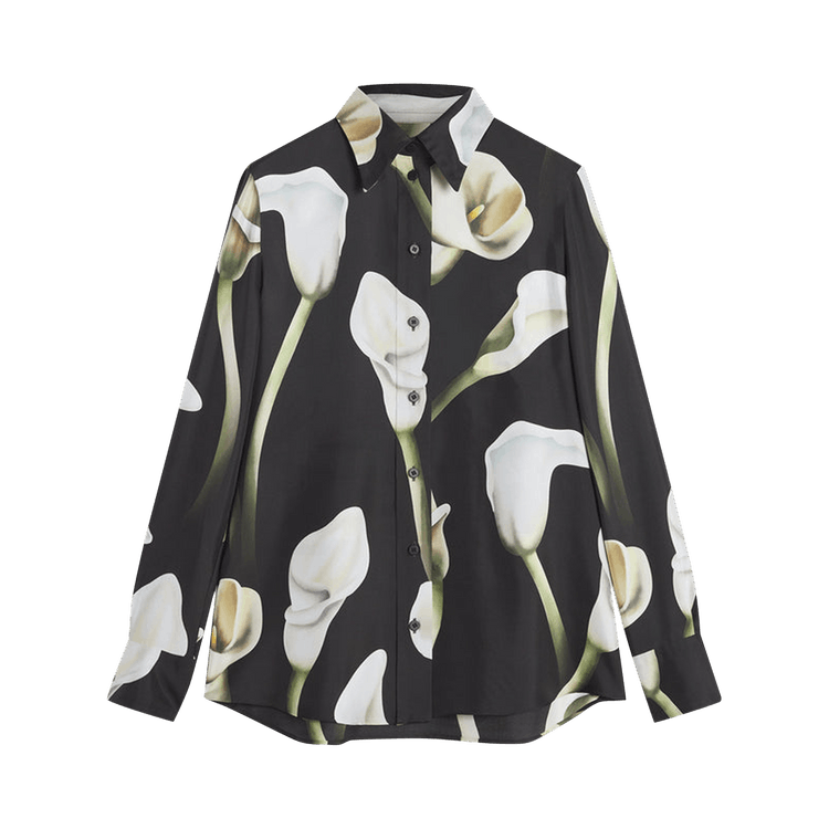 Lanvin Floral Printed Shirt "Loden"