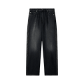 Off-White Zip Trim Loose Fit Jeans "Grey"