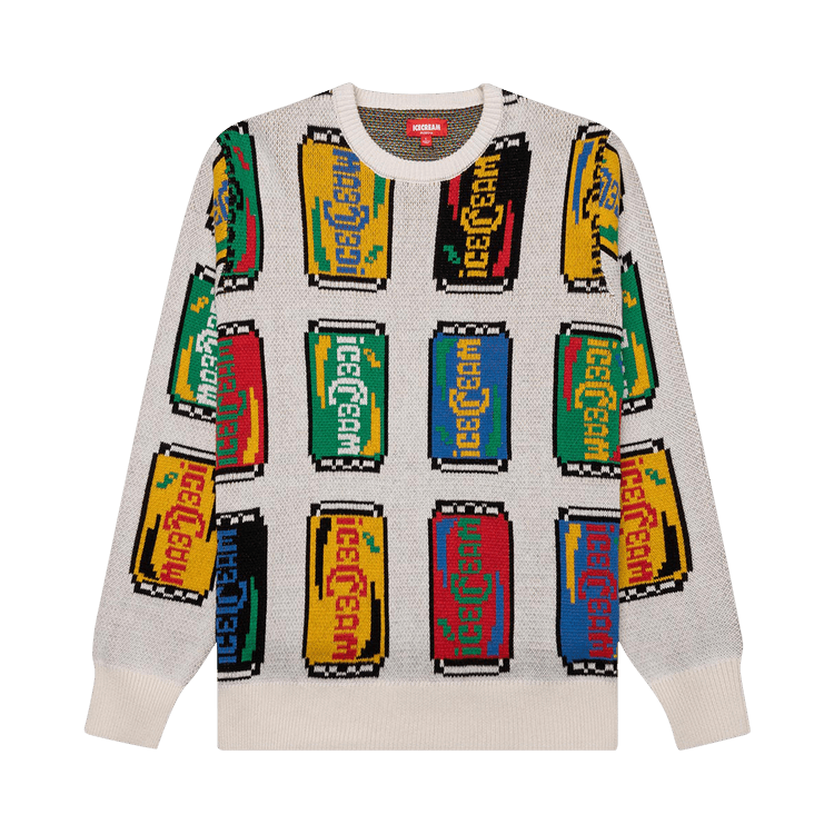 Icecream Lemon Lime Sweater "Whisper White"