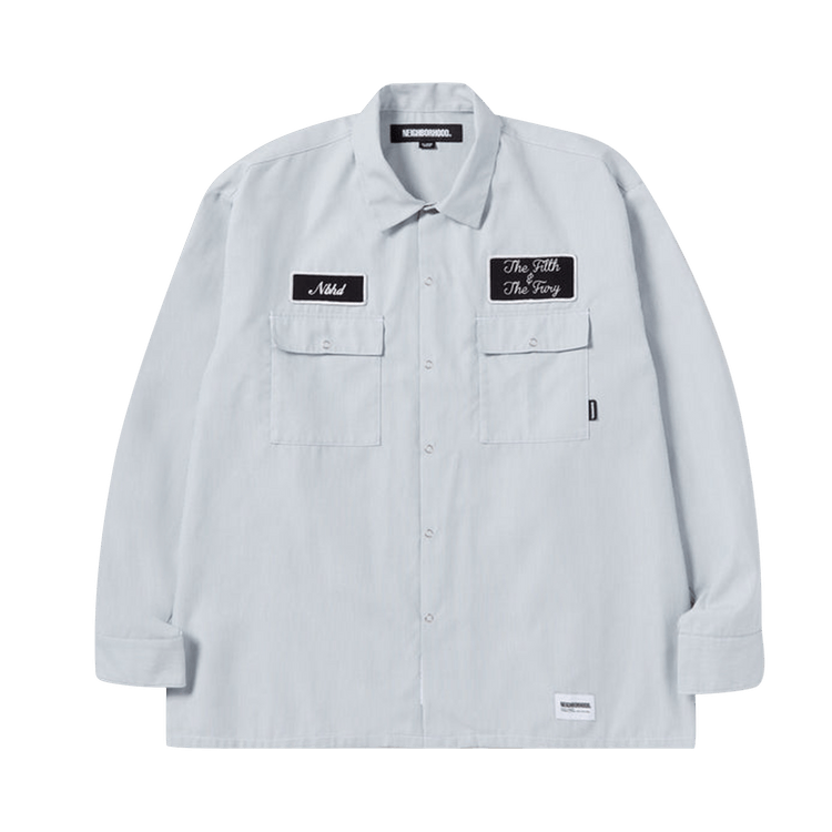 Neighborhood Stripe Work Shirt "Green"