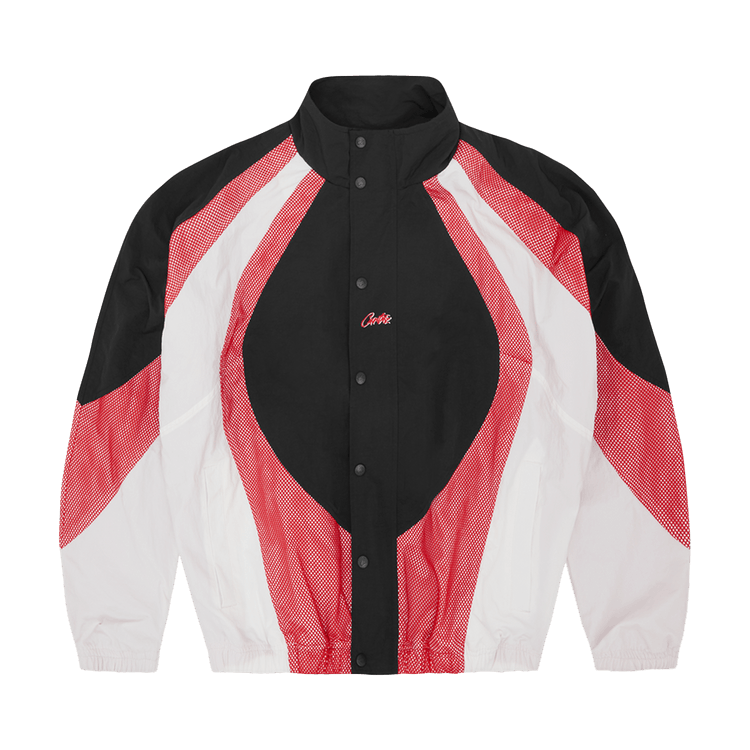 Corteiz Vertigo Shuku Jacket "Black/Red"