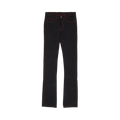 Vlone Red Contrast Stitch Denim Jeans Black