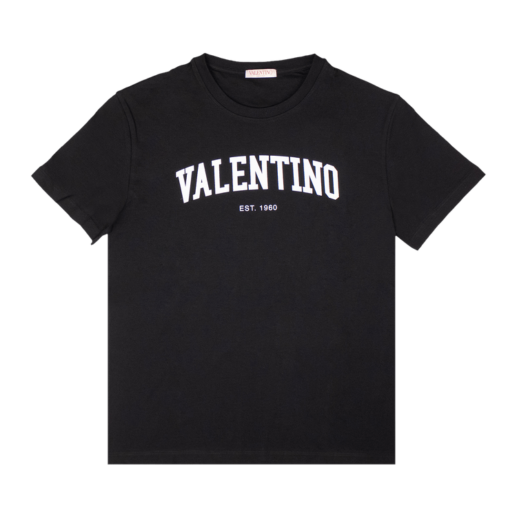 Valentino Logo Detail T-Shirt "Black"