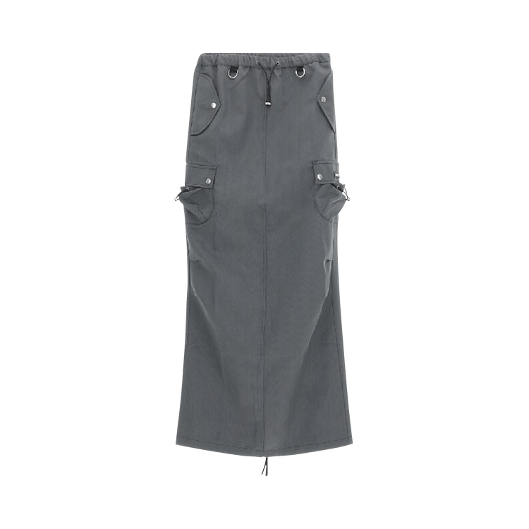 Coperni Tailored Cargo Maxi Skirt "Grey/Black"