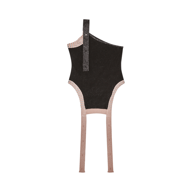 Kiko Kostadinov Arova Sleeveless Knit Top "Hematite Black"