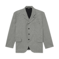 Comme des Garçons Oversized Houndstooth Wool Blazer "Black"