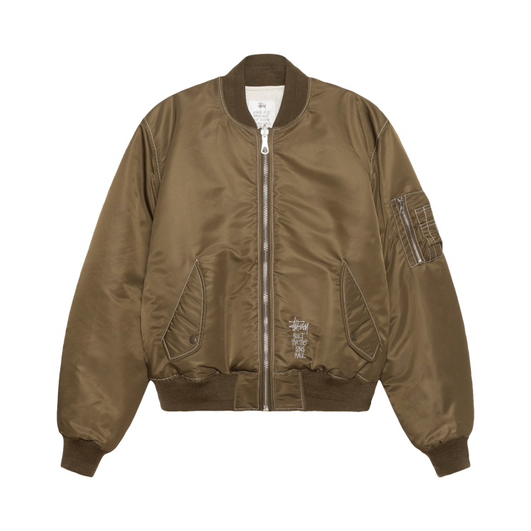 Stussy Built Reversible Bomber Jacket "Brown"