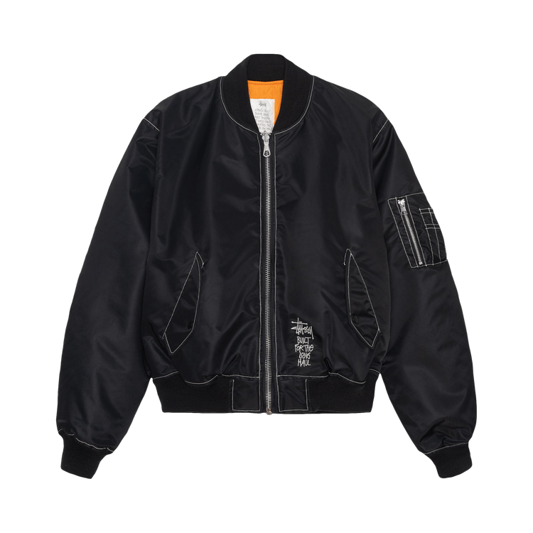 Stussy Built Reversible Bomber Jacket "Black"
