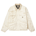 Stussy Distressed Canvas Shop Jacket "Khaki"