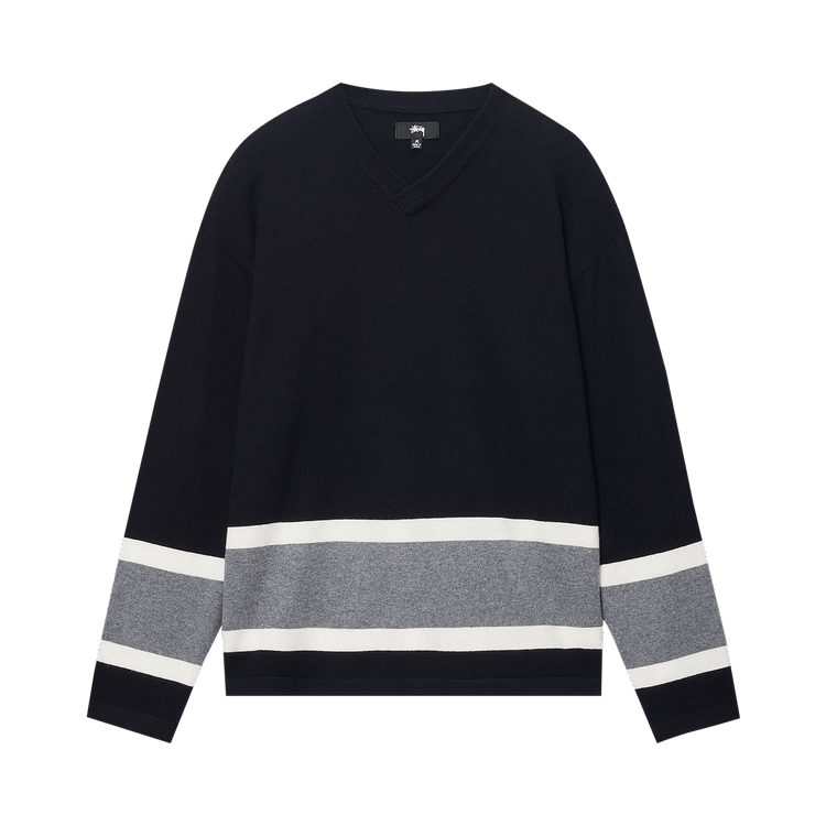 Stussy Hockey Sweater "Black"