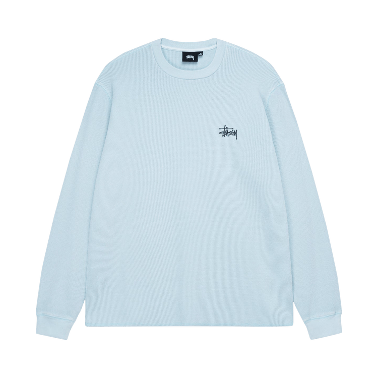 Stussy Basic Stock Long-Sleeve Thermal "Light Blue"