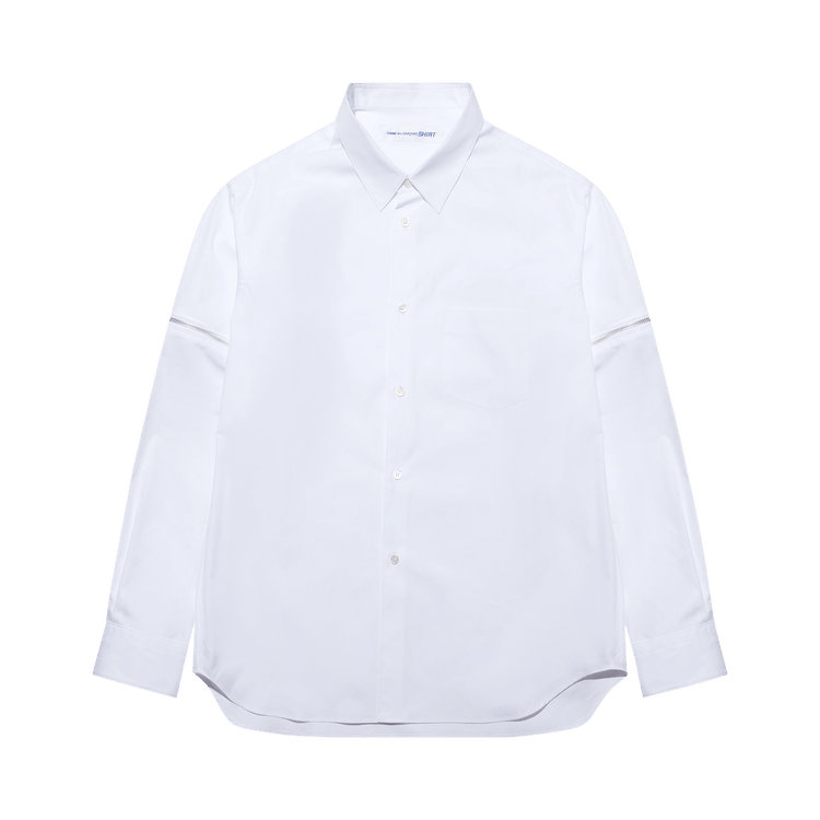 Comme des Garçons SHIRT Zip Off Sleeve Shirt "White"