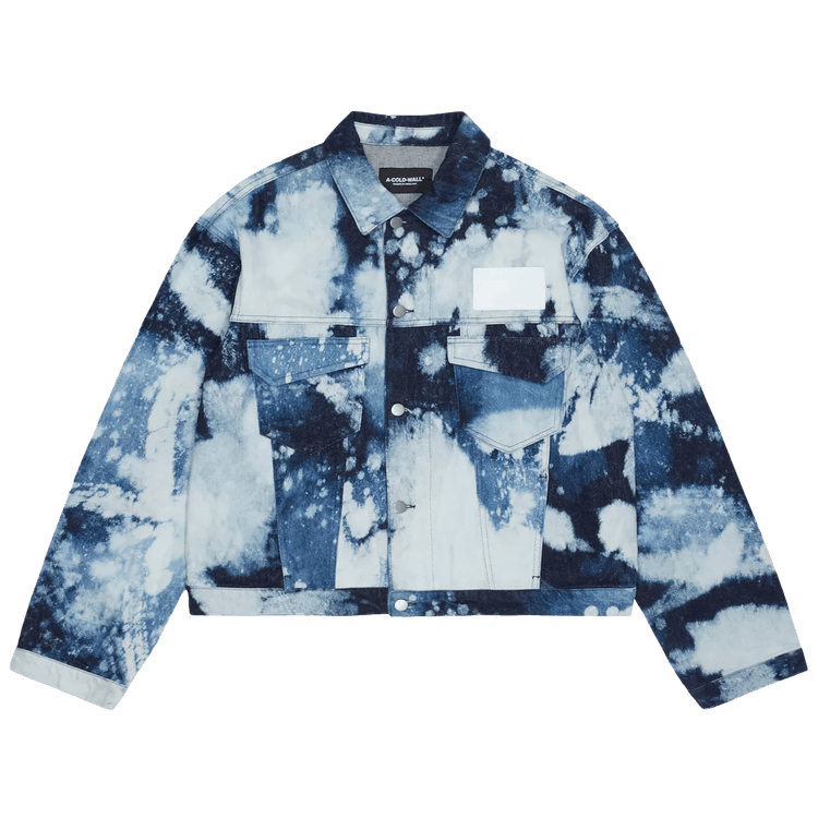 A-Cold-Wall* Hand Bleached Denim Jacket "Blue"