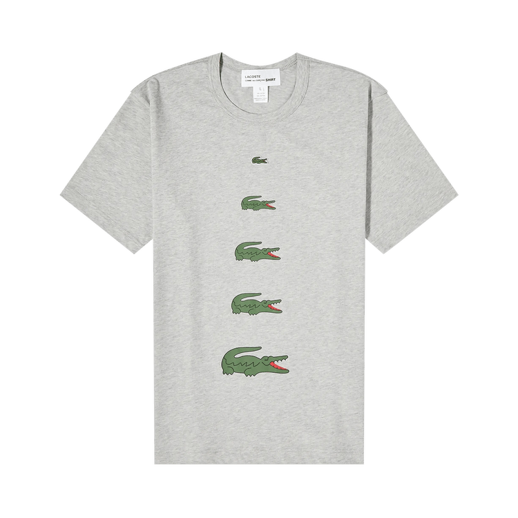 Comme des Garçons SHIRT x Lacoste Multi Croc T-Shirt "Grey"