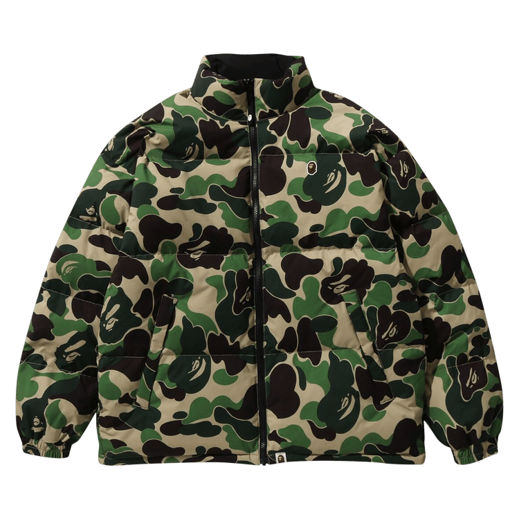 BAPE ABC Camo Reversible Down Jacket "Green"