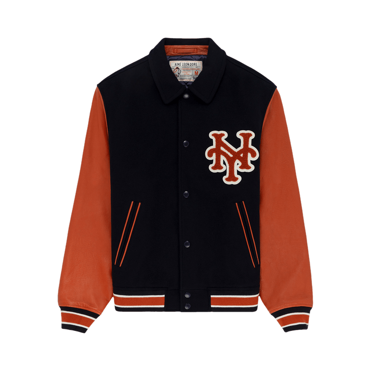 Aimé Leon Dore x New York Mets Varsity Jacket "Eclipse"