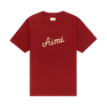 Aimé Leon Dore Chain Stitch Tee "Merlot"