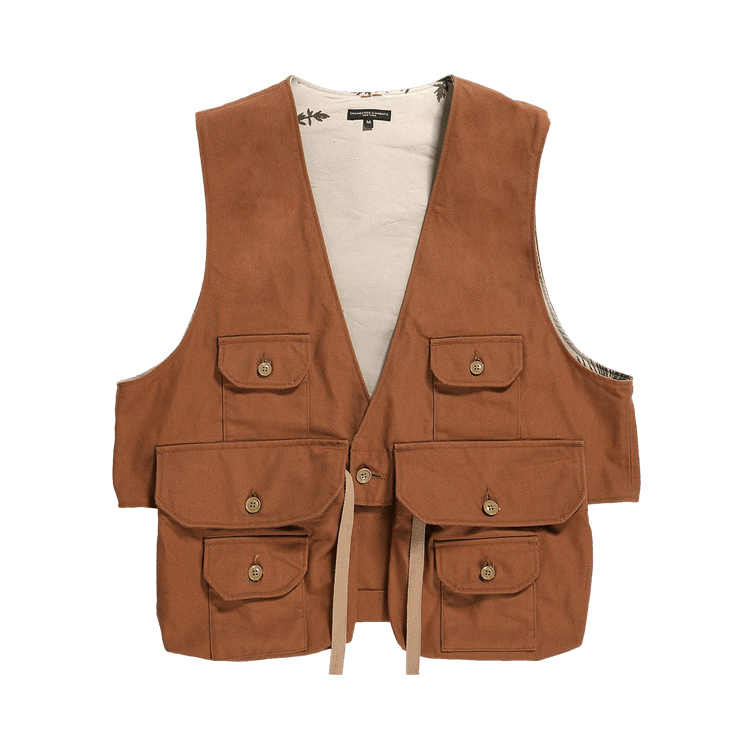 Engineered Garments Fowl Vest "Brown"