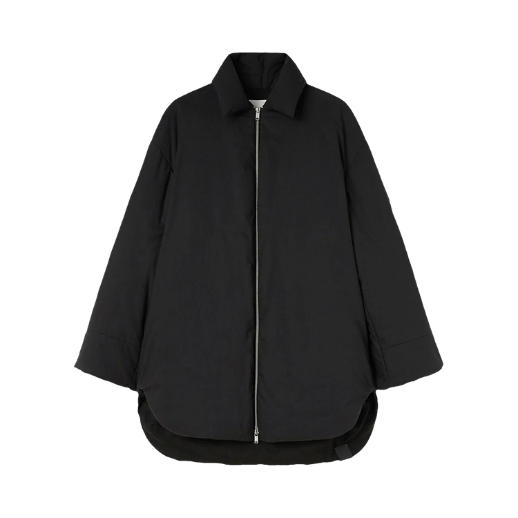 Jil Sander Oversized Down Shirt "Black"