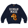 Human Made Dachs Knit Sweater "Navy"