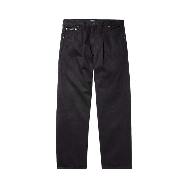 Noah Pleated Jean "Black"