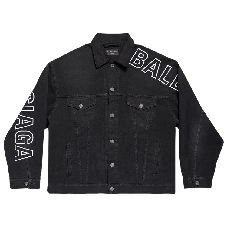 Balenciaga Large Fit Jacket "Sun Bleached Black"
