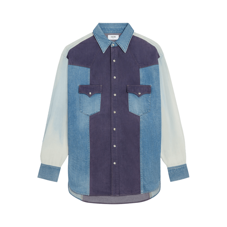 CELINE Western Patchwork Shirt "Showdown Wash"