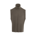 Issey Miyake Framework Knit Top "Khaki"