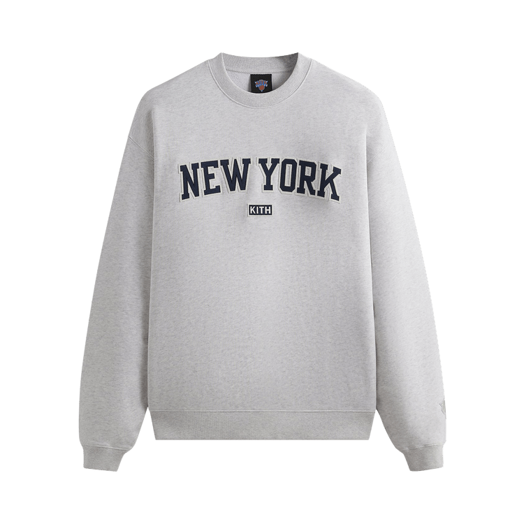 Kith For The New York Knicks City So Nice Nelson Crewneck "Light Heather Grey"