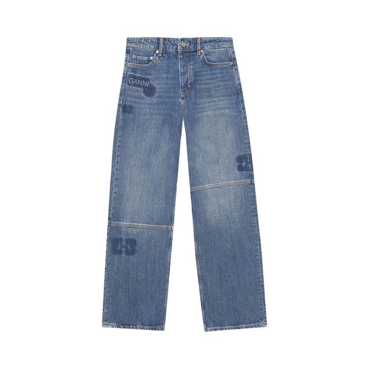 GANNI Patch Izey Denim "Tint Wash"