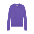 GANNI Brushed Alpaca O-Neck Sweater "Purple"