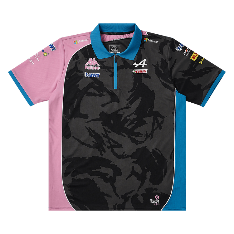Palace x Kappa For Alpine Tech Polo "Night Desert Camo"