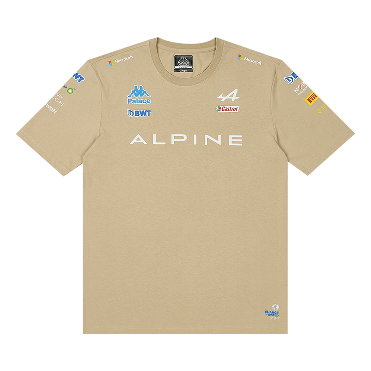Palace x Kappa For Alpine T-Shirt "Tan"