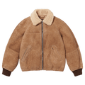 Supreme x Schott Shearling Bomber Jacket "Brown"